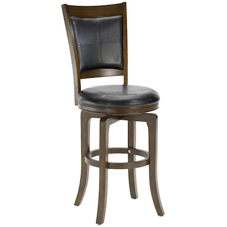 30" Bar Height Shangri La Swivel Stool